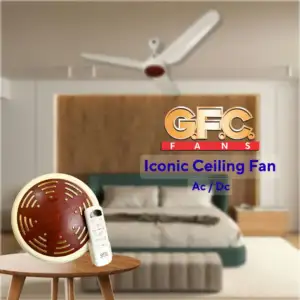 GFC Iconic Ceiling Fan AC/DC